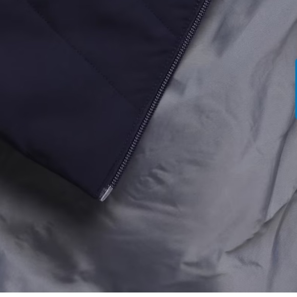 DECATHLON women Tracking padded jacket MT50 navy blue - Picture 10 of 13